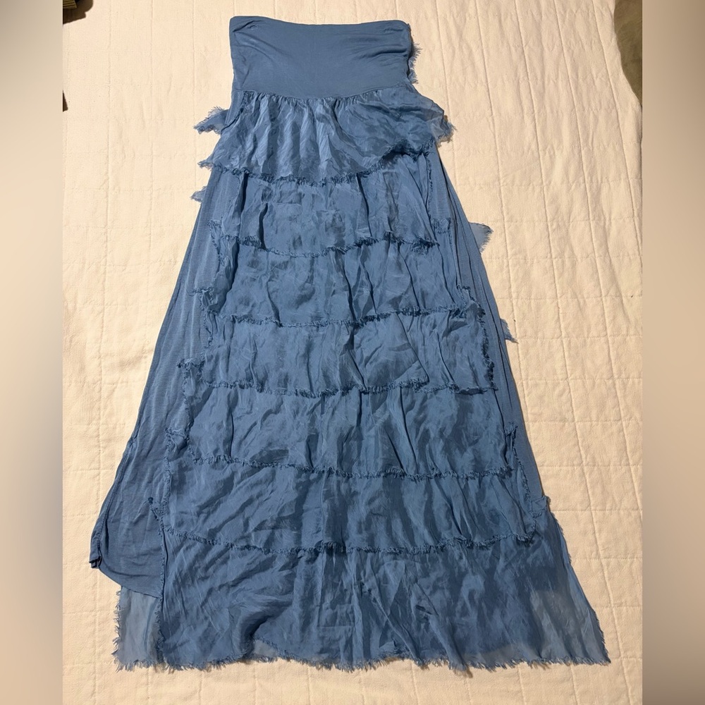 Layered Italian Maxi Skirt